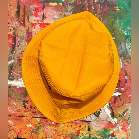 White Owl - Canvas Bucket Hat - Yellow/Orange - Exclusive Bird Bucks Item! - Picture 5 of 6